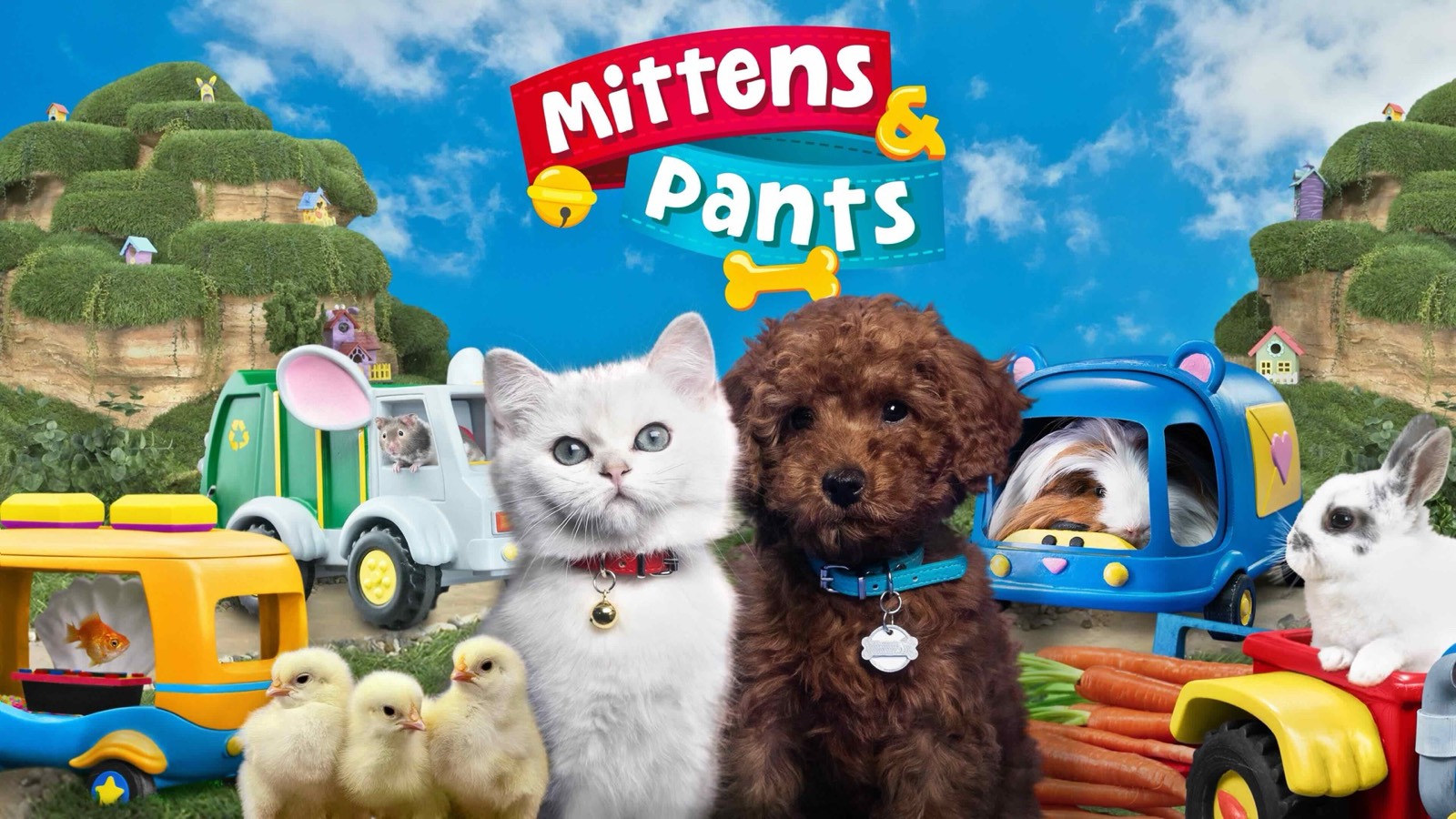 Mittens and Pants are voiced by kids in the final cut